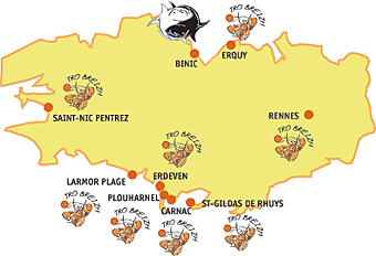 Etapes du Tro Breizh